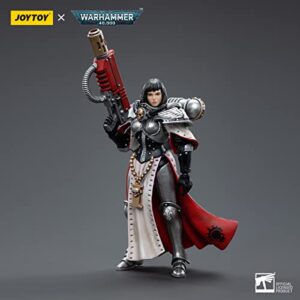 JoyToy 1/18 Warhammer 40,000 Action Figure Adepta Sororitas Battle Sisters Order of The Argent Shroud Irmengard Model