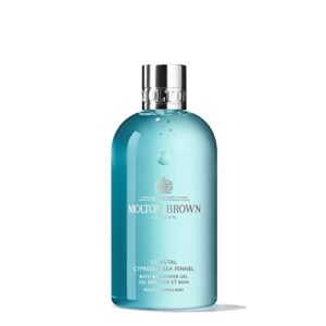 molton brown coastal cypress & sea fennel bath & shower gel