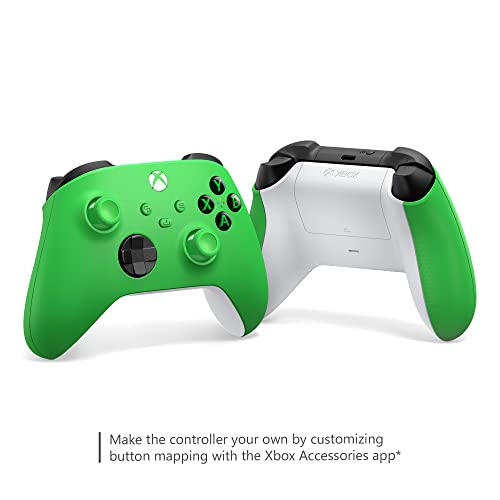 Xbox Core Wireless Controller – Velocity Green – Xbox Series X|S, Xbox One, and Windows Devices