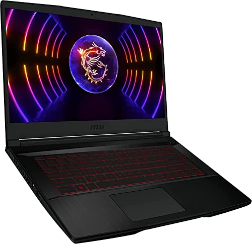 MSI GF63 Thin Gaming Laptop, 15.6" FHD IPS 144Hz, 12th Gen Intel 10-Core i7-12650H, Geforce RTX 4050, 64GB DDR4, 2TB PCIe SSD+2TB HDD, Backlit, RJ45, USB-C, WiFi 6, Win 11, Free HDMI 2.1 Cable