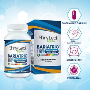 Bariatric Multivitamin with Iron Once-a-Day and Cherry Chewable Calcium Citrate for Post Bariatric Surgery Including Gastric Bypass and Sleeve (3 Months)