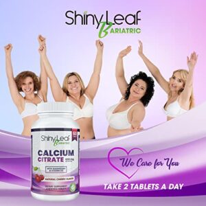 Bariatric Multivitamin with Iron Once-a-Day and Cherry Chewable Calcium Citrate for Post Bariatric Surgery Including Gastric Bypass and Sleeve (3 Months)