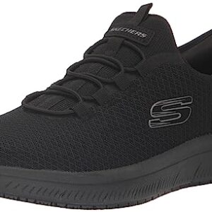 Skechers Men's Hands Free Slip-Ins Summits SR Colsin Food Service Shoe, BBK, 9