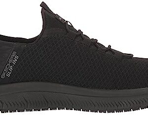 Skechers Men's Hands Free Slip-Ins Summits SR Colsin Food Service Shoe, BBK, 9