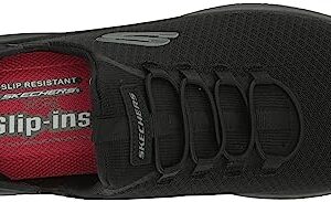 Skechers Men's Hands Free Slip-Ins Summits SR Colsin Food Service Shoe, BBK, 9