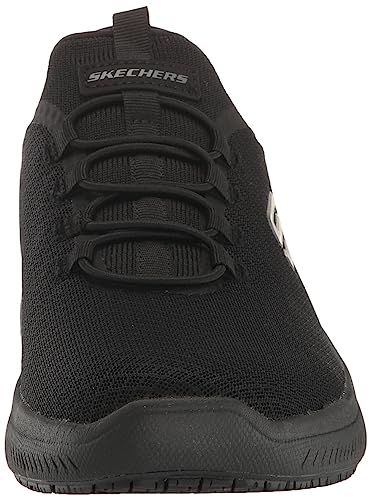 Skechers Men's Hands Free Slip-Ins Summits SR Colsin Food Service Shoe, BBK, 9