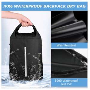 Fitespot Waterproof Dry Bag 20L,Floating Dry Backpack Waterproof Bag for Kayaking, Lightweight Wet Dry Bags Roll Top Closure Marine Dry Sack Bag for Boating,Canoeing,Hiking,Camping, Swimming,Beach