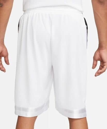 Nike Mens Dri-FIT Elite Basketball Shorts L White/Black