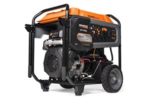 generac 7705 gp15500efi 15,500-watt gas-powered electric-start portable generator with cosense & efi engine, transfer switch compatible