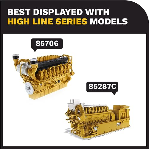 Diecast Masters 1:12 Caterpillar C32B Marine Engine | High Line Series Cat Trucks & Construction Equipment | 1:12 Scale Model Diecast Collectible Model 85707