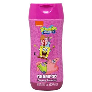 Spongebob Squarepants Bathroom Set for Kids - 5 Pc Bundle with Spongebob Body Wash, Shampoo, Bubble Bath, Plus Stickers, More | Spongebob Bath Supplies