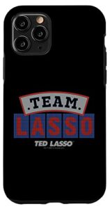iphone 11 pro ted lasso team lasso stadium seats composed sign logo case