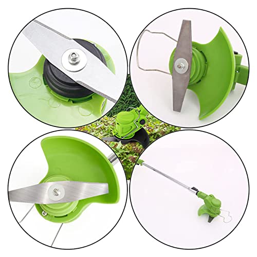 4Pcs Weed Wacker Replacement Blade - Grass Trimmer Blade Heads Replacements - Carbide Blade Tip Brush Cutter Trimmer Weed Eater Blade for Electric Lawn Mower Set - Lawn Mower attachments