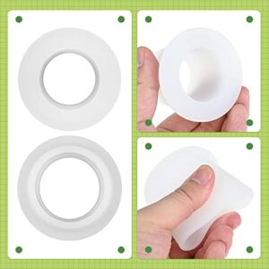 3 Pcs Table Umbrella Hole Ring Pool Umbrella Stabilizer White Patio Umbrella Cones Wedge Plug Fit for 2 to 2.5” Outdoor Umbrella Table Hole or 1.5” Umbrellas Pole Stabilizer Adapter for Inground Pool