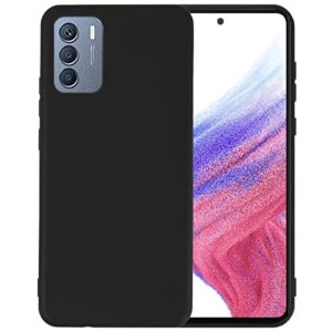 jr rutien case for infinix zero 5g 2023 phone case soft shockproof full body protection protective silicone case (black)