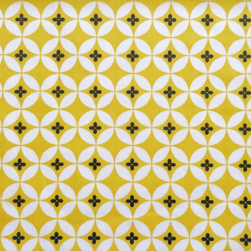 Yellow Floral Charm Packs for Quilting 5 inch, Fall Fabric Squares 5x5, 100% Cotton Fabric Scraps for Crafts, Precut Fabric Squares (42Pcs)