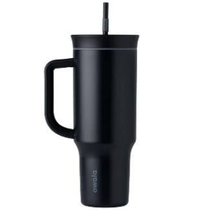 owala 40oz stainless steel tumbler with handle (panther paw black)