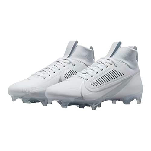 Nike Vapor Edge Pro 360 2 Men's Football Cleats White/Metallic Silver DA5456-100 11.5