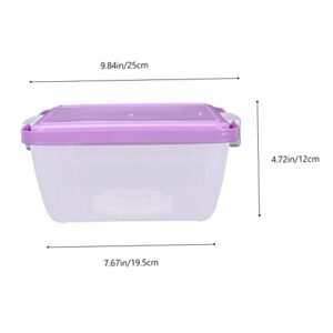 Alipis 1pc Box Packing Portable Cake Box Cheesecake Carrier Cupcake Mini Cake Boxes Treats Holder Pastry Carrier Cake Saver Baking Dessert Cake Box Reusable Cake Container Baking Cake Box