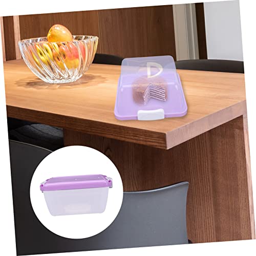 Alipis 1pc Box Packing Portable Cake Box Cheesecake Carrier Cupcake Mini Cake Boxes Treats Holder Pastry Carrier Cake Saver Baking Dessert Cake Box Reusable Cake Container Baking Cake Box