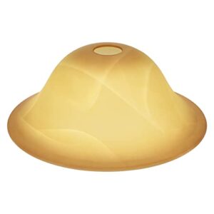retisee amber glass lampshade glass lamp shade replacement light bulb cover chandelier vanity fitting opening 1.25 inch for base e27 socket