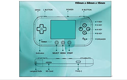 Handheld Game Console, Mini Game Player Compatible with 15,000 Games and 2.4-Inch IPS LCD Screen, Portable Video Game Console
