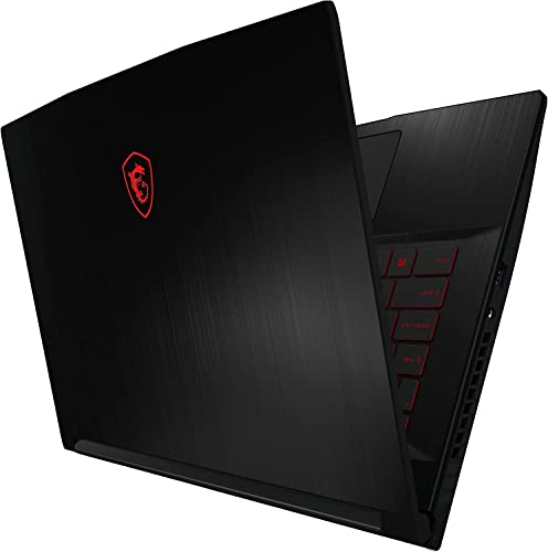 MSI 2023 GF63 Thin 15.6" 144Hz FHD IPS Gaming Laptop 10-Core Intel i7-12650H NVIDIA RTX4050 6GB GDDR6 32GB DDR4 2TB NVMe SSD HDMI WiFi AX RJ45 USB-C w/DP Backlit Keyboard Windows 10 Pro w/RE USB