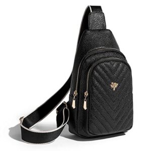 anfei sling backpack sling bag for women, chest bag daypack crossbody sling backpack (c-black sling bag)