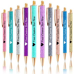 personalized ballpoint pens with stylus custom imprint glitter ballpoint pen with name customized ballpoint pens gift for teacher men women