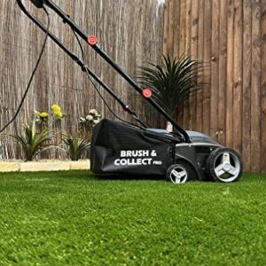 Artificial Turf Electric Power Sweeper/Ceaning Broom. Brush & Collect Pro-USA