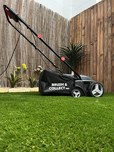 Artificial Turf Electric Power Sweeper/Ceaning Broom. Brush & Collect Pro-USA