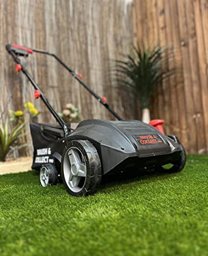 Artificial Turf Electric Power Sweeper/Ceaning Broom. Brush & Collect Pro-USA