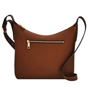 fossil cecilia crossbody, brown large