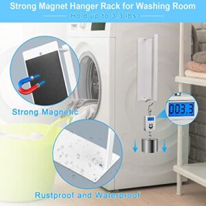 Hanger Organizer Magnetic Hanger Holder for Washing Machine Laundry Room Organization,Clothes Hanger Stacker Coat Hanger Organizer Stacker Hanger Stand Rack for Adult Kids Velvet Pants Hangers Storage