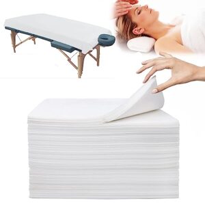 100pcs disposable massage table sheets, non-woven bed breathable sheet, 31"*71" thin bed covers for beauty spa salon hotel table cover