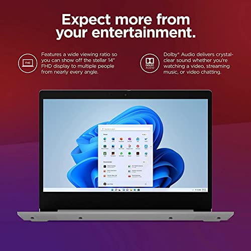 lenovo 14" FHD Ideapad 3 Newest Laptop, 20GB RAM, 512GB PCIe SSD,Intel Dual Core Processor(Up to 4.1GHz), WiFi, Webcam, Bluetooth, HDMI, Windows 11 S+ Accessories