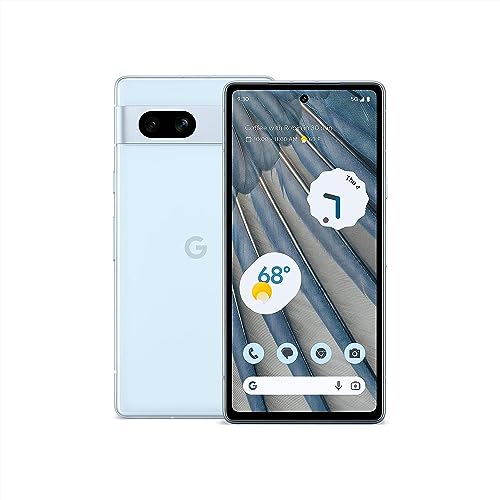 Google Pixel 7a - Unlocked Android Cell Phone - Smartphone with Wide Angle Lens and 24-Hour Battery - 128 GB -  Sea