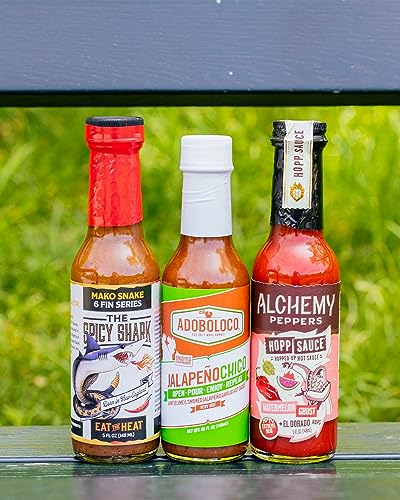 Hot Ones Season 21 Heat Pack Hot Sauces: Mako Snake, Jalapeno Chico, Watermelon Ghost, 5 fl oz. (3-Pack)