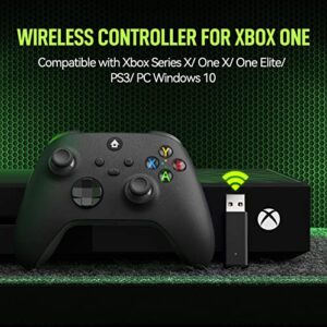 JORREP Xbox Controller Wireless for Xbox One, Xbox One S/X, Xbox Series X/S Consoles, PC Windows, 2.4GHz Adapter Wireless Gamepad with 3.5mm Headphone and Share Button