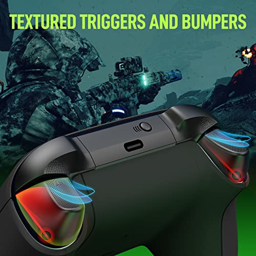 JORREP Xbox Controller Wireless for Xbox One, Xbox One S/X, Xbox Series X/S Consoles, PC Windows, 2.4GHz Adapter Wireless Gamepad with 3.5mm Headphone and Share Button