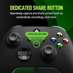 JORREP Xbox Controller Wireless for Xbox One, Xbox One S/X, Xbox Series X/S Consoles, PC Windows, 2.4GHz Adapter Wireless Gamepad with 3.5mm Headphone and Share Button