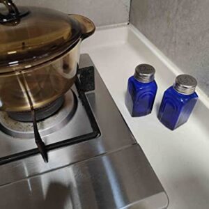 Ritadeshop Retro Glass Salt and Pepper Shakers Cobalt Blue