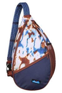 kavu paxton pack backpack rope sling bag - earth sky tie dye