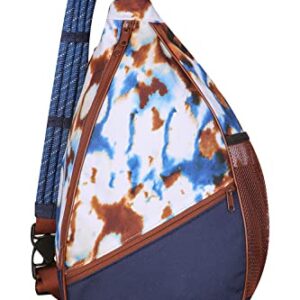 KAVU Paxton Pack Backpack Rope Sling Bag - Earth Sky Tie Dye