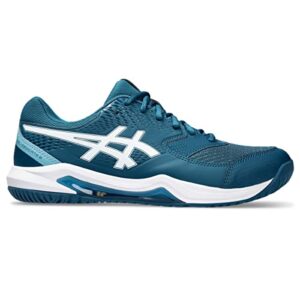 ASICS Men's Gel-Dedicate 8 Tennis Shoes, 9, RESTFUL Teal/White