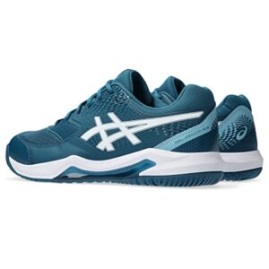 ASICS Men's Gel-Dedicate 8 Tennis Shoes, 9, RESTFUL Teal/White