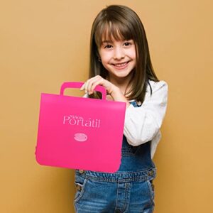 LESHITIAN Kids Laptop, Bilingual Laptop Spanish/English, 130 Learning Activities, Learning Computer for Kids Ages 5+