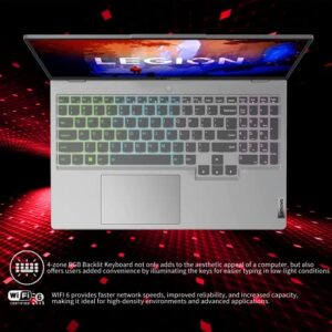 Lenovo 2022 Legion 5 Gen 7 15.6" FHD 165Hz Gaming Laptop, AMD Ryzen 7 6800H, 32GB DDR5 RAM, 1TB PCIe SSD, NVIDIA GeForce RTX 3070Ti, 4zone RGB Backlit Keyboard, Gray, Win 11 Pro, 32GB USB Card