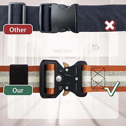 Travel Belt for Luggage - Stylish & Adjustable Add a Bag Luggage Strap for Carry On Bag - Airport Travel Accessories for Women & Men (Silver Brown)