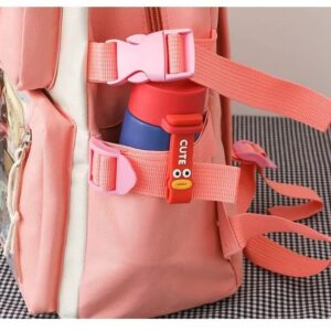 MOJIDUO Kawaii Backpack Pins Accessorie 4Pcs Set Cute Kawaii Rucksack for School Bag Cute Aesthetic Backpack